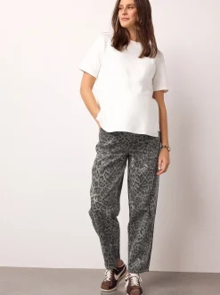 Next Imprimé animal - Jean de grossesse Barrel Denim