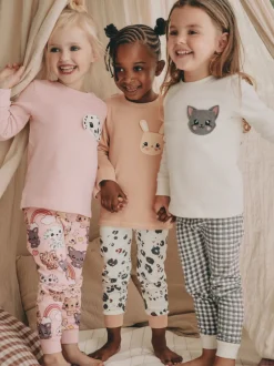 Next Imprimé animal - Lot de 3 pyjamas Snuggle (9mois-10ans) Online