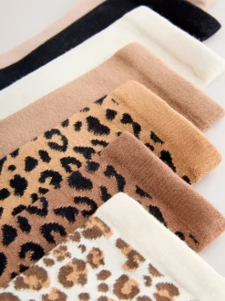 Next Imprimé animal - Paquet de chaussettes de cheville 7 Outlet