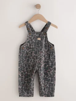 Next Imprimé animal - Salopette en denim (3mths-7yrs) Clearance