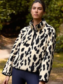 Next Imprimé animal - Veste Active imprimée en peau de mouton Clearance