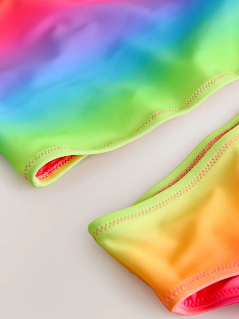 Next Imprimé arc-en-ciel dégradé - Bikini (3-16ans) Outlet