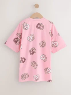 Next Imprimé avocat rose/violet - Pack Nighties 2 (3-16ans) Best