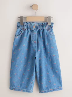 Next Imprimé cerises - Jeans à jambe large (3mths-7yrs) Best