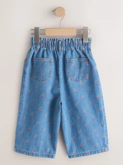 Next Imprimé cerises - Jeans à jambe large (3mths-7yrs) Best