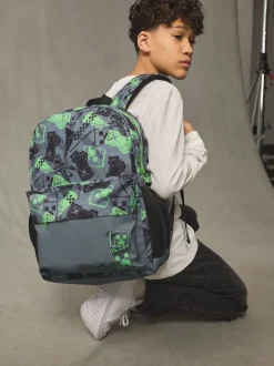 Next Imprimé Creeper - Sac à dos Minecraft Discount