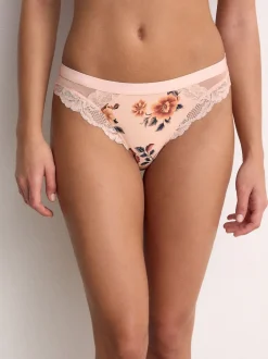 Next Imprimé crème/bleu marine - Culottes Discount