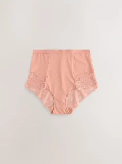 Next Imprimé floral/rose pâle - Lot de 2 culottes en dentelle sculptante Online