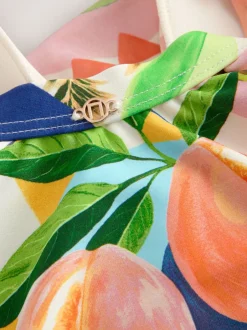 Next - Maillot de bain moulant avec contrôle du ventre Imprimé fruit vif/tropical Sale