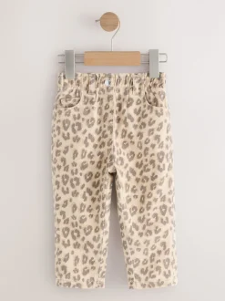 Next Imprimé Léopard - Jeans de maman (3mths-7yrs) New