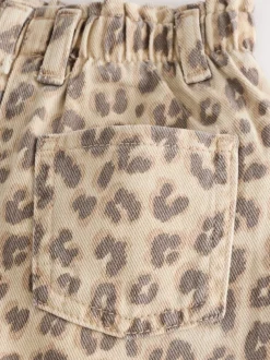 Next Imprimé Léopard - Jeans de maman (3mths-7yrs) New