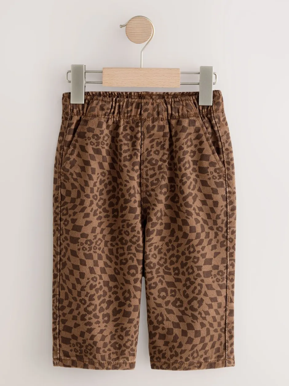 Next - Pantalon large à enfiler (3mois-7ans) Imprimé léopard fauve