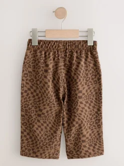 Next - Pantalon large à enfiler (3mois-7ans) Imprimé léopard fauve