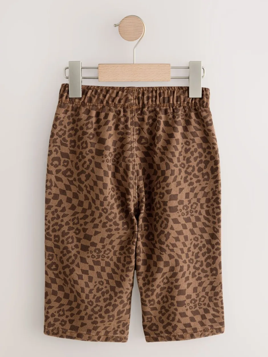 Next - Pantalon large à enfiler (3mois-7ans) Imprimé léopard fauve