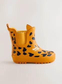 Next Imprimé léopard Jaune - Bottines en caoutchouc Online