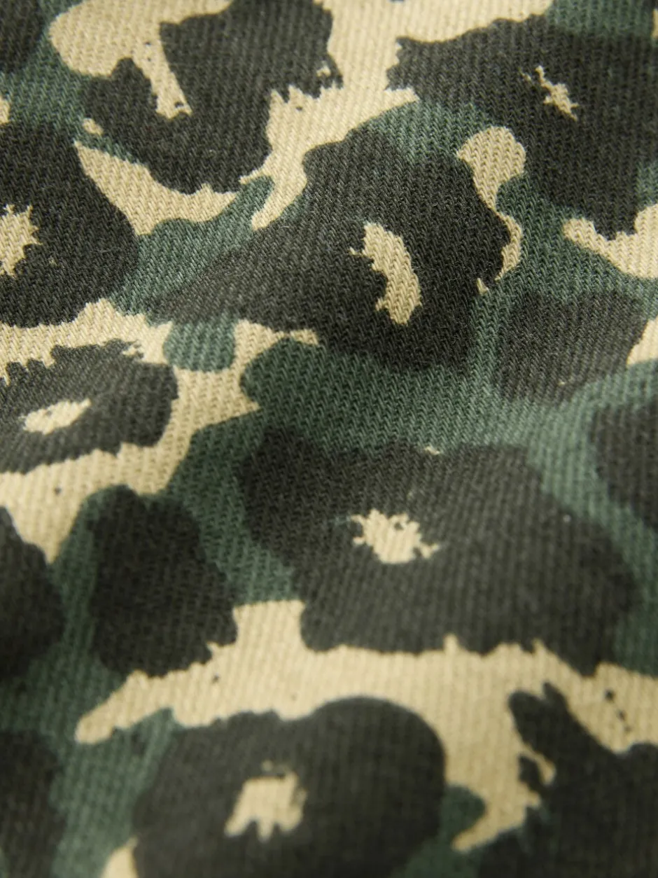 Next - Pantalon large à enfiler (3mois-7ans) Imprimé Léopard Vert