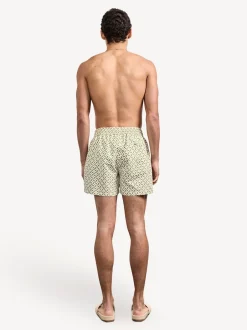 Frescobol Carioca Imprimé Lotus Nature Santos - Shorts de bain Rio Best