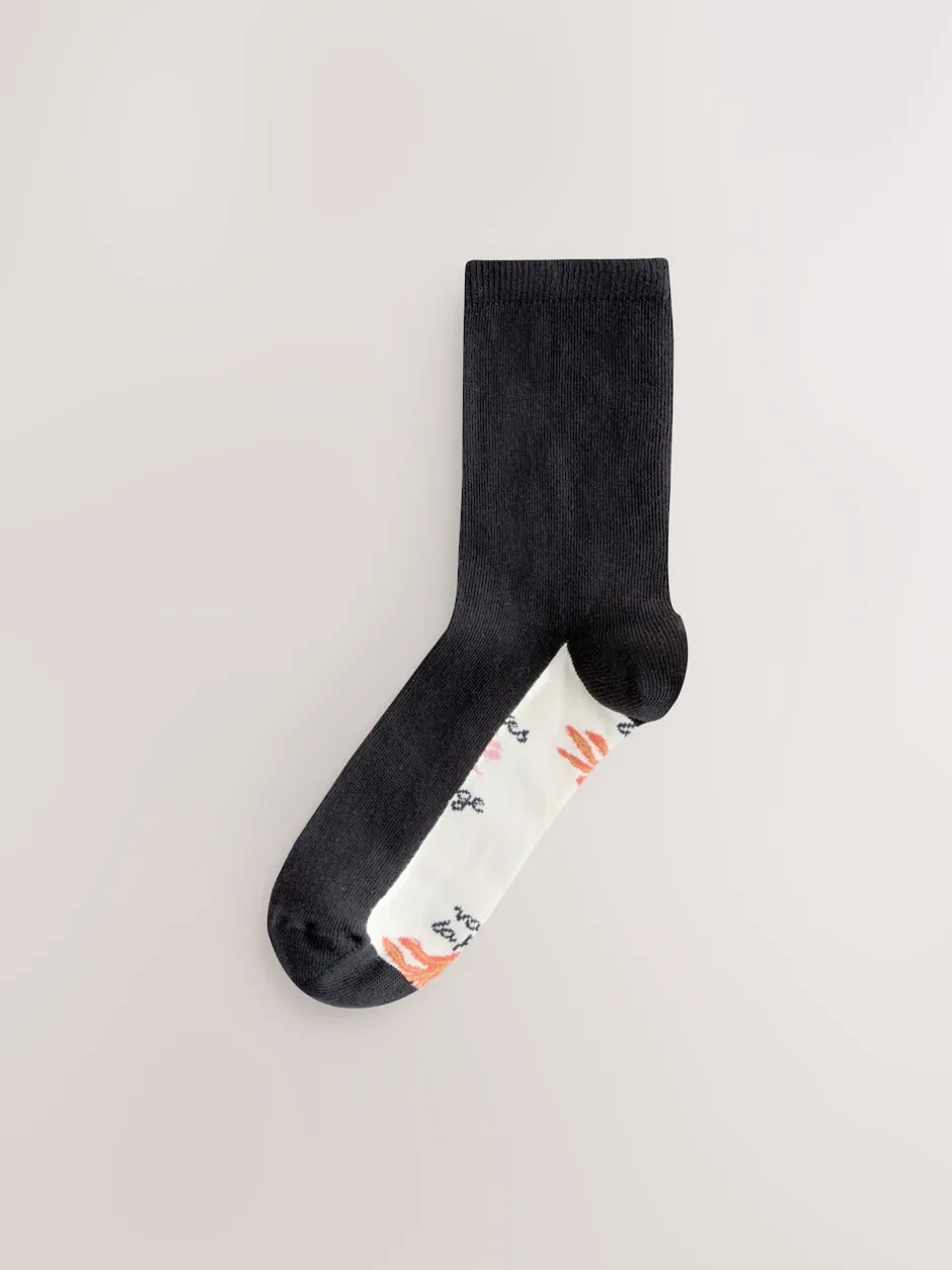 Next - Semelle intérieure Ankle Socks 5 Pack Imprimé Marakesh Mix