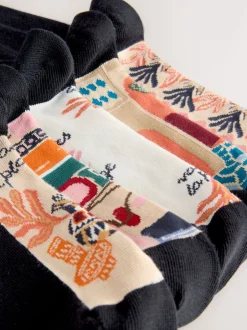 Next - Semelle intérieure Ankle Socks 5 Pack Imprimé Marakesh Mix