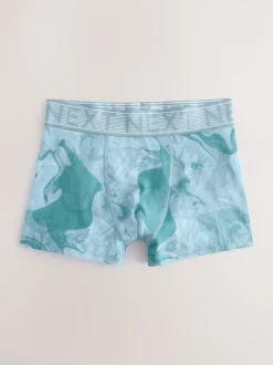 Next Imprimé marbré bleu - Lot de 5 boxers (2-16ans)