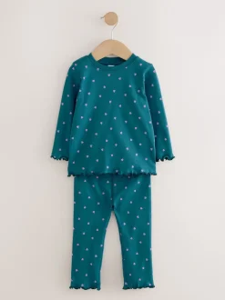 Next - Lot de 3 pyjamas Snuggle (9mois-12ans) Imprimé nœud multiple Hot