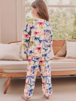 Next - Pyjama en laine polaire (9mths-16yrs) Imprimé nœud multiple Discount