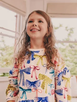 Next - Pyjama en laine polaire (9mths-16yrs) Imprimé nœud multiple Discount