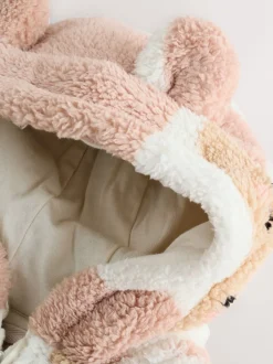 Next Imprimé ours en peluche marron - Polaire zippée (3mois-7ans)