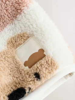 Next Imprimé ours en peluche marron - Polaire zippée (3mois-7ans)