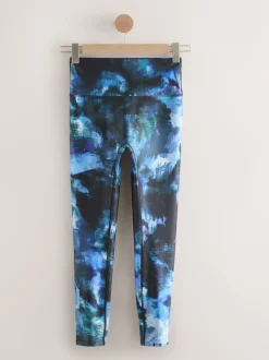 Next - Leggings Power Active Sports Imprimé peinture bleu Outlet