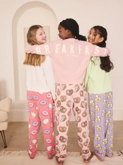 Next Imprimé slogan avocat - Lot de 3Joggings pyjama (3-16ans) New
