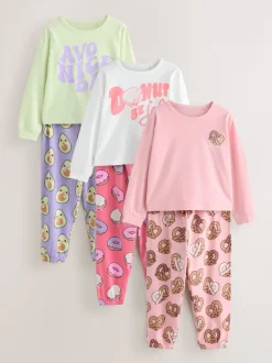 Next Imprimé slogan avocat - Lot de 3Joggings pyjama (3-16ans) New