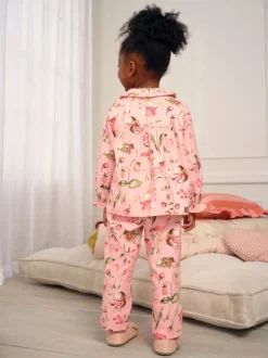 Next Imprimé souris rose - Pyjama Bouton à travers tissé (9mths-10yrs)