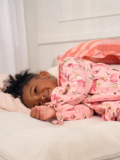 Next Imprimé souris rose - Pyjama Bouton à travers tissé (9mths-10yrs)