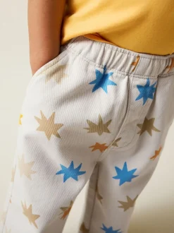 Next - Pantalon large à enfiler (3mois-7ans) Imprimé étoile multicolore Discount