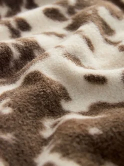 Next Imprimé vache - Veste-chemise polaire Clearance