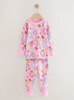 Next Imprimé violet à chat - Lot de 3 pyjamas Snuggle (9mois-10ans) Sale