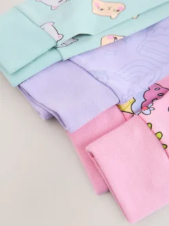 Next Imprimé violet à chat - Lot de 3 pyjamas Snuggle (9mois-10ans) Sale