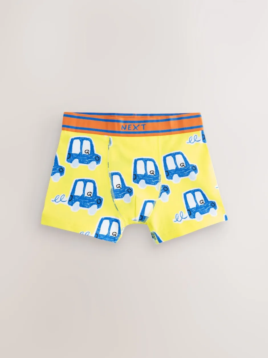 Next Imprimé voiture multicolore - Boxers 7 Pack (1.5-12ans) Outlet