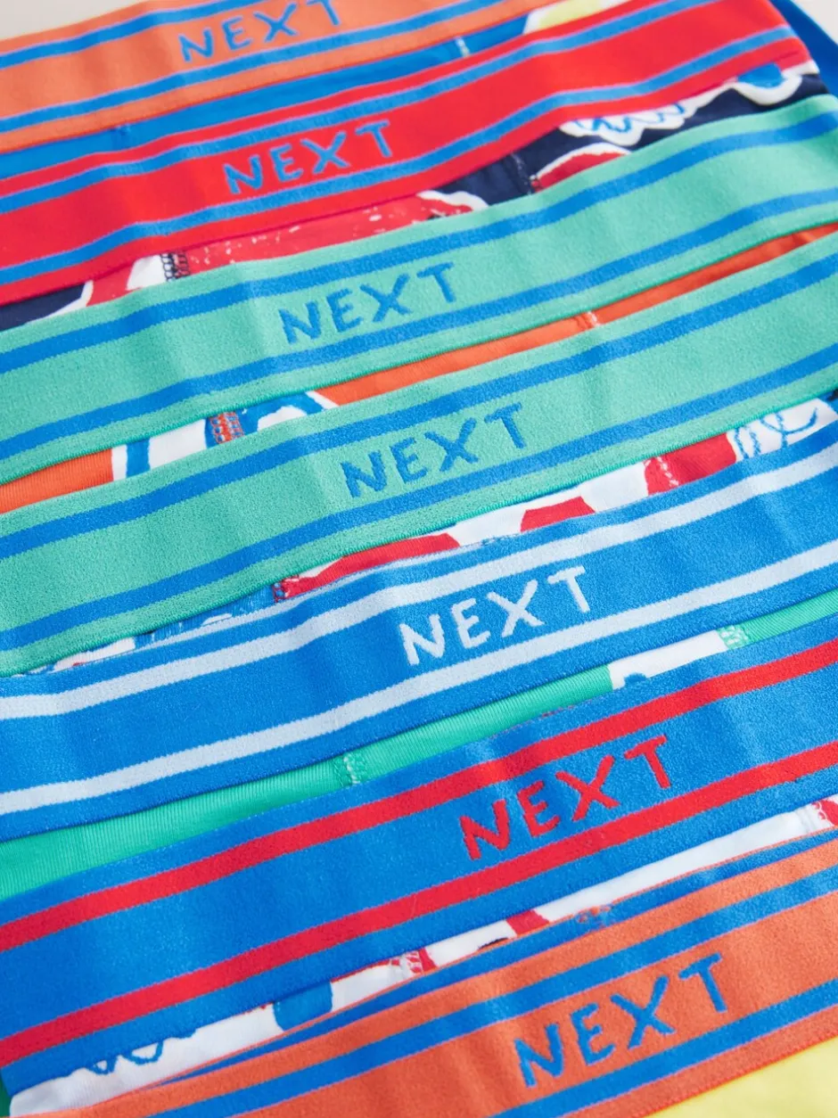 Next Imprimé voiture multicolore - Boxers 7 Pack (1.5-12ans) Outlet