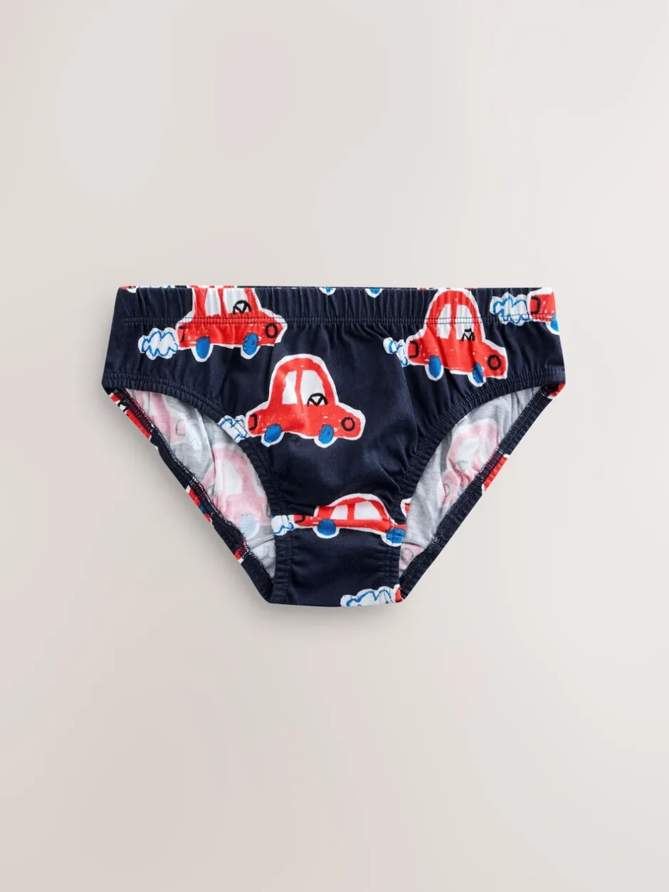 Next Imprimé voiture multicolore - Lot de 7 slips en coton (1.5-10ans) Sale