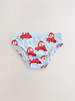 Next Imprimé voiture multicolore - Lot de 7 slips en coton (1.5-10ans) Sale