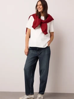 Next indigo - Jean de grossesse Barrel Denim Hot