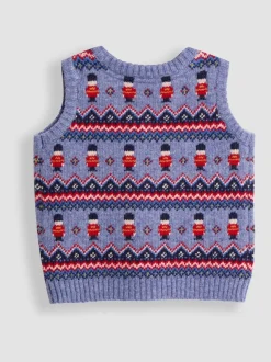 Jojo Maman Bébé - Débardeur Fair Isle Indigo London Guard Hot