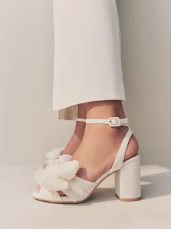 Next ivoire - Chaussures à talons de mariée Forever Comfort® Wedding Bow Block Best