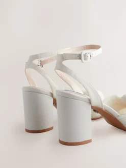 Next ivoire - Chaussures à talons de mariée Forever Comfort® Wedding Bow Block Best