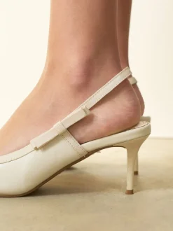 Next ivoire - Chaussures à talons Forever Comfort® à bout pointu et bride arrière Hot