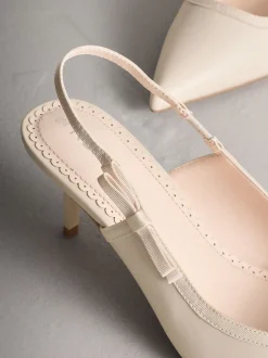 Next ivoire - Chaussures à talons Forever Comfort® à bout pointu et bride arrière Hot