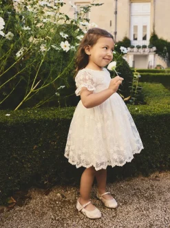Next ivoire - Robe de bal brodée (3mois à8ans) Hot