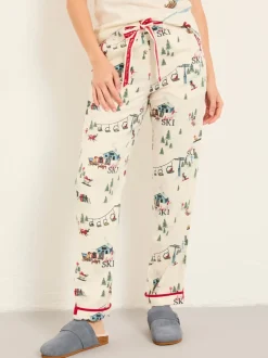 Fat Face Ivoire Apres Ski - FATFACE Bas de pyjama Hot